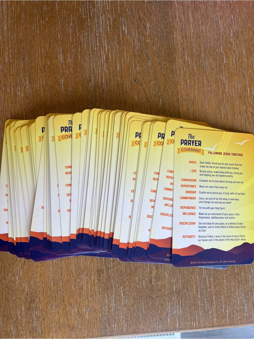 The Prayer Covenant Cards 80 Count Prayer Partner Cards Church Small Group